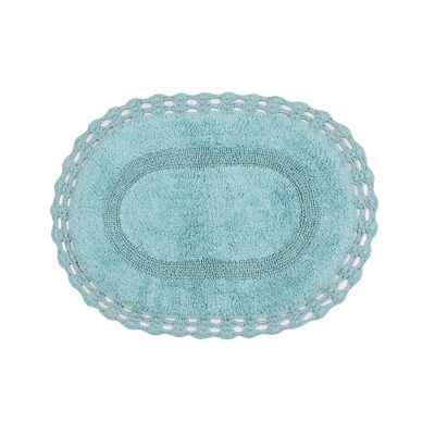 Hampton Crochet Collection Cotton Reversible Tufted Bath Rug - Home Weavers