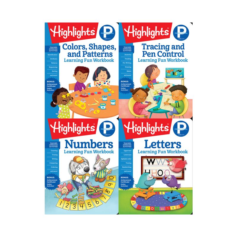 Highlights Preschool Learning Workbook Pack - (Highlights Learning Fun Workbooks) by  Highlights Learning (Mixed Media Product), 1 of 2