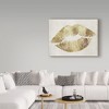 Trademark Fine Art -Color Bakery 'Hollywood Kiss Gold' Canvas Art - 3 of 3