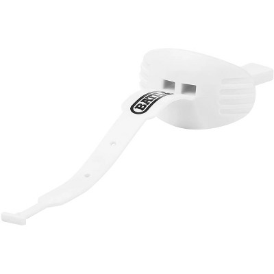 Battle Sports Speed Football Mouthguard w/ Connected Thick Strap - White