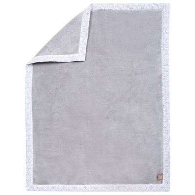 Trend Lab Circles Receiving Blanket -  Gray/White
