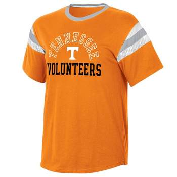NCAA Tennessee Volunteers Women's Short Sleeve Stripe T-Shirt
