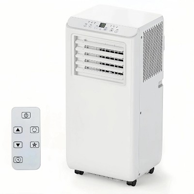 10,000 BTU Portable AC - Cools 450 Sq.Ft, 4-in-1, Fast Cooling, 115V, w/Remote, Window Kit & 24H Timer