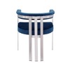 Meridian Furniture,Marcello Velvet Dining Chair, Set of 2 - 2 of 4