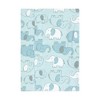 Hudson Baby Infant Boy Cotton Flannel Burp Cloths, Boy New Elephant 4-Pack, One Size - image 3 of 4