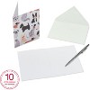 10ct Blank Carlton Cards with Envelopes Dogs - image 3 of 4
