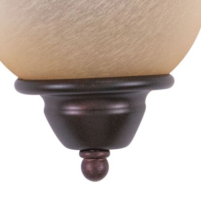 Monrovia Royal Bronze 5" Direct Wired Wall Sconce