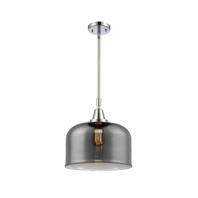 Bell - 1 Light Stem Hung Mini Pendant In Industrial Style-14.13 Inches Tall and 12 Inches Wide