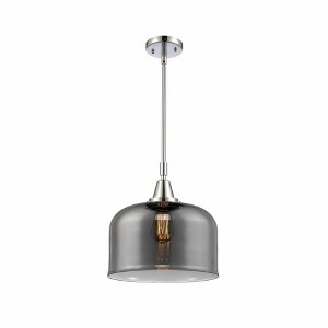 Bell - 1 Light Stem Hung Mini Pendant In Industrial Style-14.13 Inches Tall and 12 Inches Wide - 1 of 1
