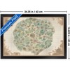 Trends International Wicked: For Good (2025) - Map Framed Wall Poster Prints - 3 of 4