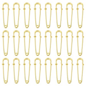 Unique Bargains Metal DIY Blankets Crafts Brooch Making Home Sewing Large Safety Pins 32 Pcs - 1 of 4