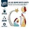 Joyfy 5FT 3D Christmas Nativity Scene Yard Light with 140 LEDs for Xmas Indoor Outdoor Garden, Lawn, Christmas Event, Christmas Eve Night Decoration - 3 of 4