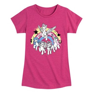 Girls' - My Little Pony - Empowerment Group Fitted Short Sleeve Graphic T-Shirt - 1 of 3