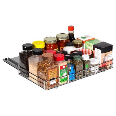 Hold N' Storage - Pull Out Cabinet Organizer for Spices- Heavy Duty with Lifetime Limited Warranty