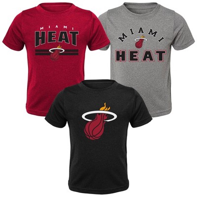 NBA Miami Heat Toddler Boys' 3pk T-Shirts