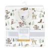 Hudson Baby Infant Boy Premium Quilted Sleeveless Sleeping Bag and Wearable Blanket, Forest Animals - 2 of 2