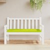 vidaXL Garden Bench Cushion Bright Green 47.2"x19.7"x2.8" Oxford Fabric - 3 of 4