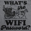 Mens Funny T Shirts Whats The Wifi Password Sarcastic Retro Graphic Novelty Tee for Men - Crazy Dog Men's T Shirt For Nerds - 2 of 4