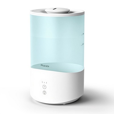 Pharata Humidifier for Bedroom, 4L Cool Mist Humidifier with Essential Oil Diffuser for Home, Plant, Ultrasonic Humidification Auto Shut-Off