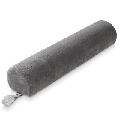 thumbnail image 2 of Omwah Spa Leather Bolster Pillow – Round Cylinder Massage Table Support Cushion, Black 2 of 5