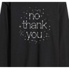 Men's - Instant Message - No Thank You Celestial Stars Constellation Long Sleeve Graphic T-Shirt - 2 of 4