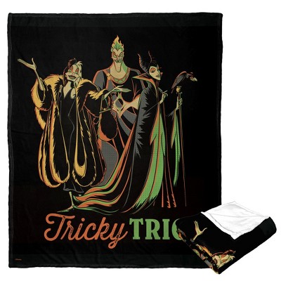 Disney Villains Tricky Trio Silk Touch Throw Blanket 50x60 Inches