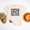 Simply Sage Market Women's Pumpkin Spice Obsessed Short Sleeve Garment Dyed Tee - 2 of 2