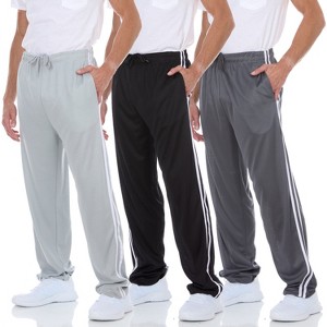 Mens Athletic Pants with pockets, Mens Sweatpants, Mens Joggers with Pockets, Pack Of 3 - 1 of 4