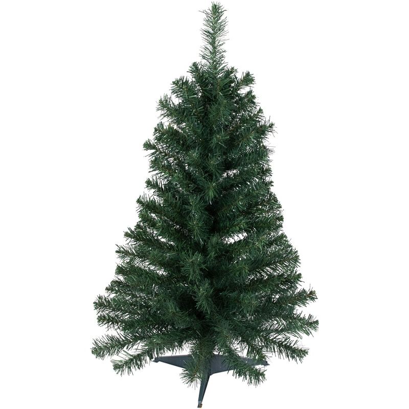 Northlight 3' Traditional Green Pine Artificial Christmas Tree, Unlit, 1 of 8