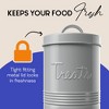 Amici Pet Retro Treats Storage Canister, 72 oz. , Gray - 4 of 4