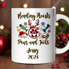 Pet Themed Buffalo Plaid Veterinarian Christmas Mug, Animal Owner Gift (Non-Custom Only)| OrnamentallyYou - 4 of 4