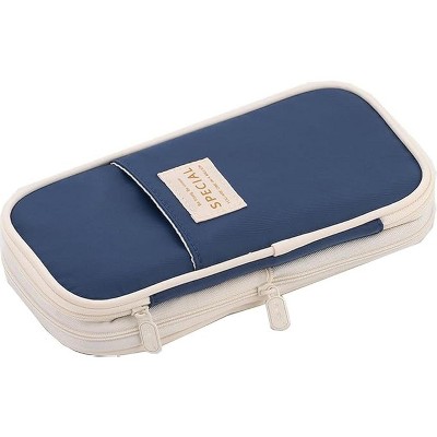 Fmeida Large Storage Pencil Case Pen Bag with Zipper Big Capacity Pouch Organizer for Office Travel Holder Box