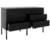 Zadie 6 Drawer Rattan Dresser - DRS5003 - Safavieh - 4 of 4