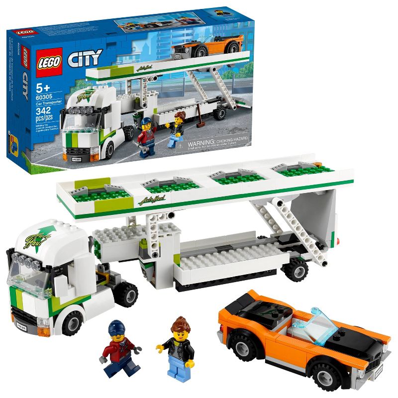 LEGO City Car Transporter Building Kit 60305, 1 of 12