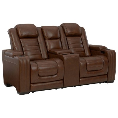 Backtrack Power Recliner with Adjustable Headrest Chocolate - Signature Design by Ashley