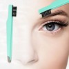 Unique Bargains Portable 2 In1 Stainless Steel Eyebrow Shaping Tool 1 Pc - 3 of 4