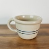 Martinez Pottery Large Soup and Cereal Bowl Handmade Heritage Blue Stripe Stoneware - image 2 of 4