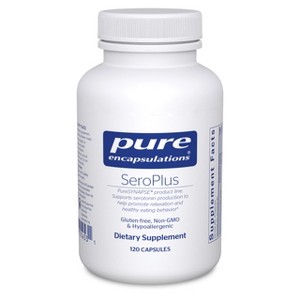 Pure Encapsulations SeroPlus - Hypoallergenic Serotonin Support to Support Moderate Occasional Stress - 120 Capsules - 1 of 4