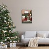 Stupell Industries Cozy Girl with Christmas Phrases Black Framed Giclee Art - 2 of 4
