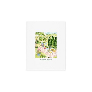Deny Designs Sabina Fenn Illustration Garden Picnic Art Print - 1 of 4