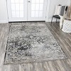 Rizzy Home Alora Decor Swagger Central Medallion Rectangle Rug Taupe - 2 of 4