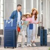 FonTOI 20inch&28inch Luggage Set with Bags, Expandable Luggages with Spinner Wheels, Blue, 12.2"*26.4"*18" - 2 of 4