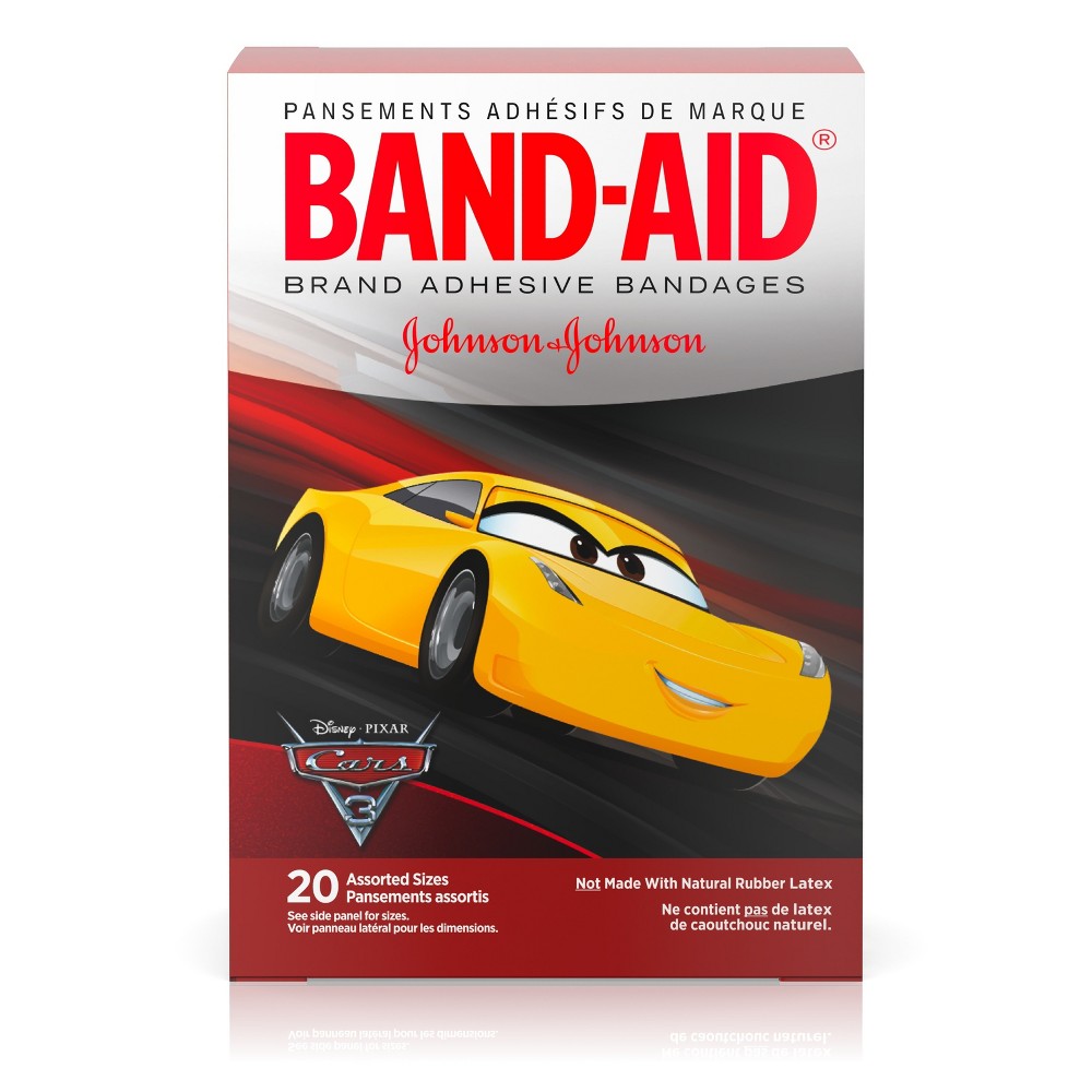 UPC 381371046461 product image for Band-Aid Bandages Disney/Cars 3 Assorted Sizes - 20ct | upcitemdb.com