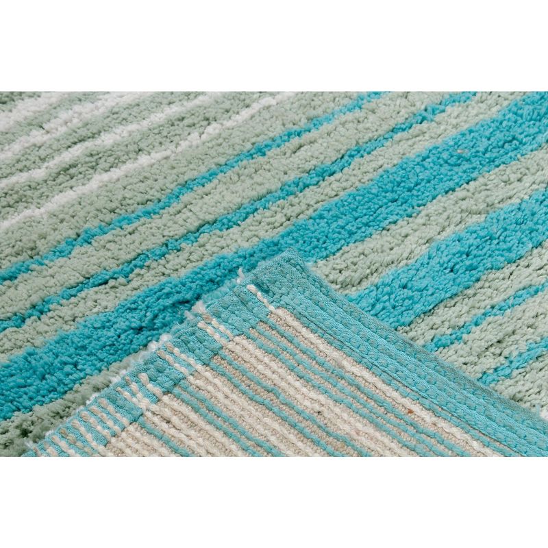Gradiation Rug Collection Cotton Tufted Bath Rug - Home Weavers, 4 of 5