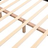 KTMBDW Upholstered Platform Bed Frame with Headboard, Square Stitched Button Tufted, Mattress Foundation with Wooden Slats Support, Grey - 4 of 4