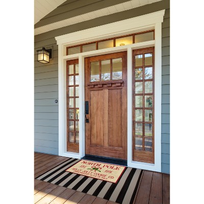 Holly Jolly Cookie Coir Christmas Outdoor Doormat