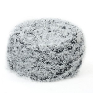 CAVINAS Faux Fur Bean Bag Chair,Lazy Sofa Chair with High Density Foam,Lounge Chair for Living Room - 1 of 4