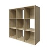 Homez 34.96 in. Tall Wood 3-Shelf Etagere Bookcase - 2 of 4