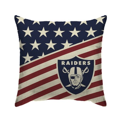 NFL Las Vegas Raiders Americana Decorative Throw Pillow