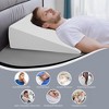 Continental Sleep, Elevated Bed Wedge Pillow for Back Support, Acid Reflux, Leg, Neck Pain, Snoring, Triangle Pillow, 12"x 24"x 24" - 4 of 4